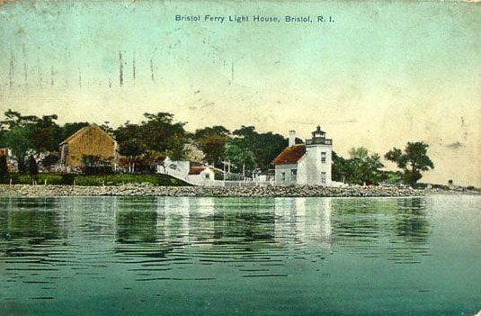 Bristol Ferry Lighthouse Postcard