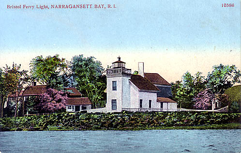 Bristol Ferry Lighthouse Postcard