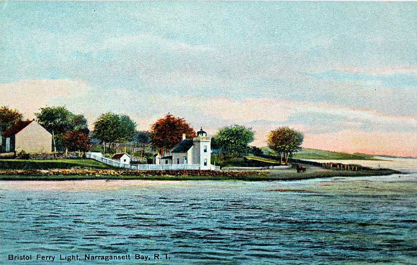 Bristol Ferry Lighthouse Postcard