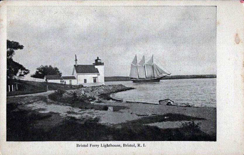 Bristol Ferry Lighthouse Postcard