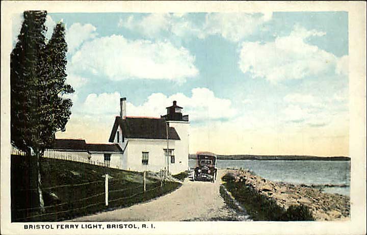 Bristol Ferry Lighthouse Postcard