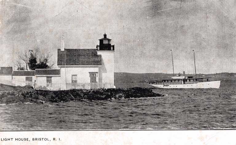 Bristol Ferry Lighthouse Postcard