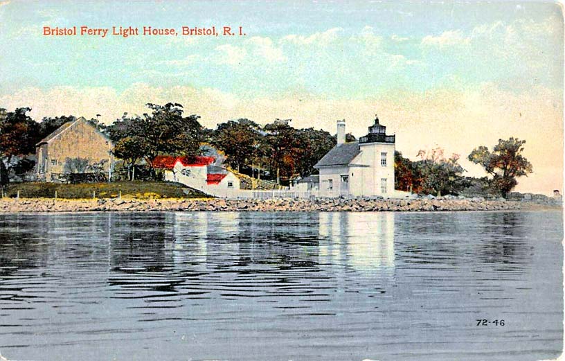 Bristol Ferry Lighthouse Postcard