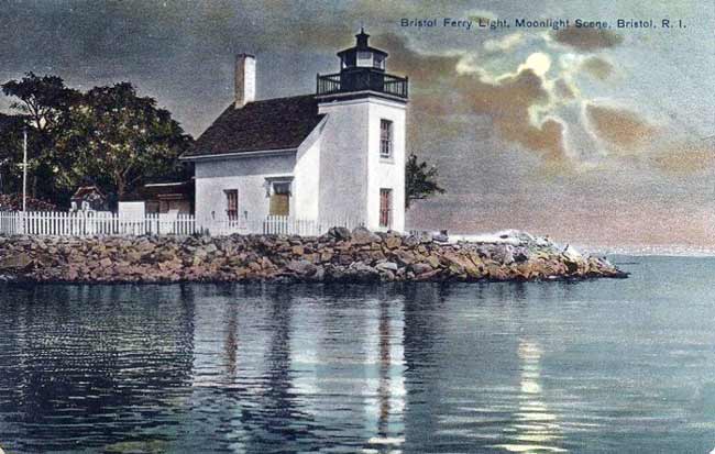 Bristol Ferry Lighthouse Postcard