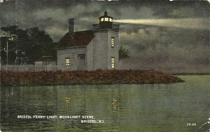 Bristol Ferry Lighthouse Postcard