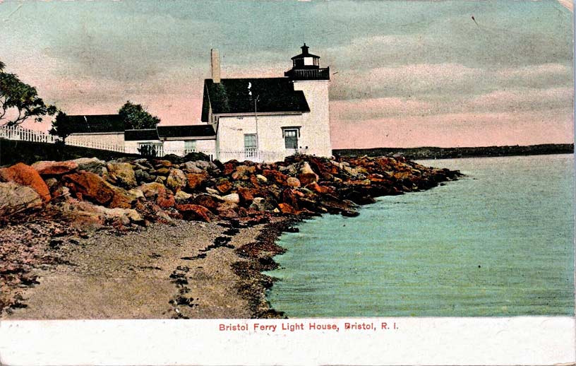 Bristol Ferry Lighthouse Postcard