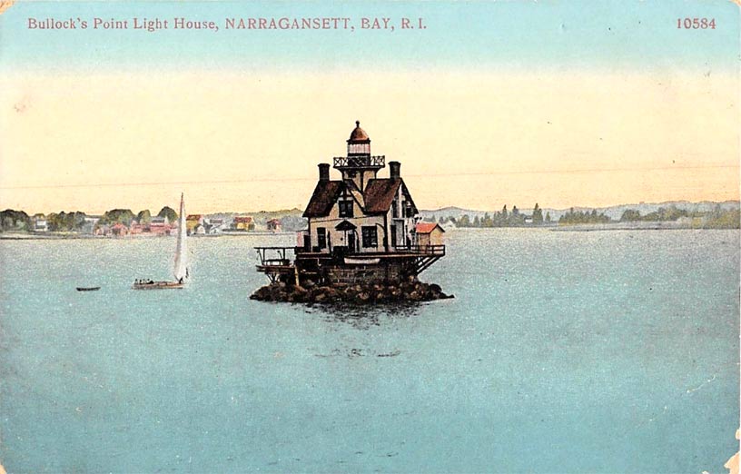 Bullock's Point Lighthouse Postcard