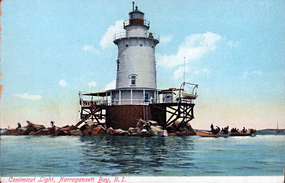 Conimicut Point Lighthouse Postcard