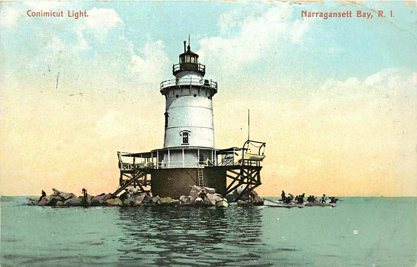 Conimicut Point Lighthouse Postcard