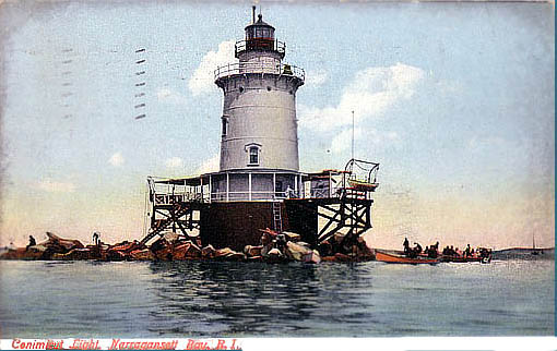 Conimicut Point Lighthouse Postcard