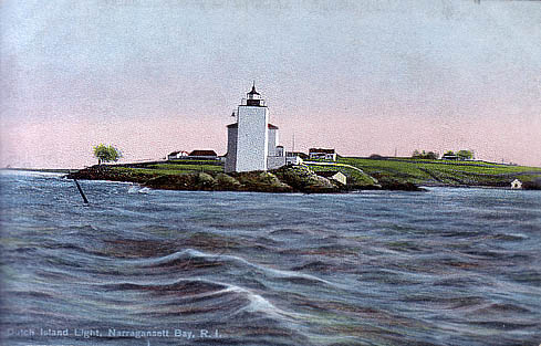Dutch Island Lighthouse Postcard