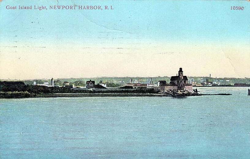 Newport Harbor Lighthouse Postcard