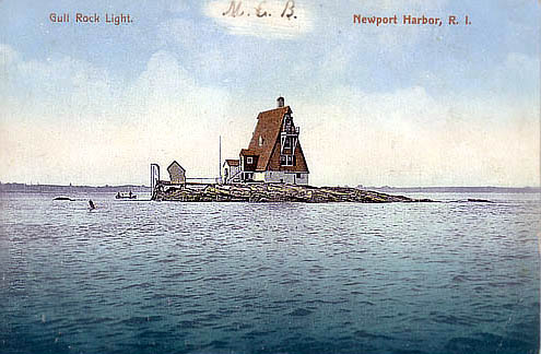Gull Rocks Lighthouse Postcard