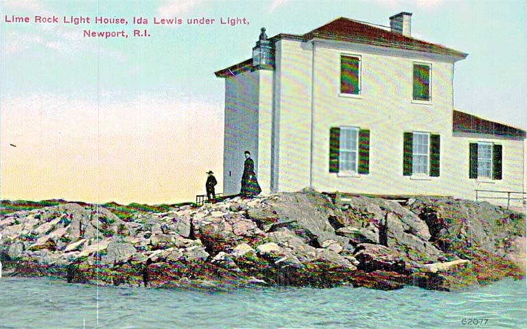 Lime Rock Lighthouse Postcard