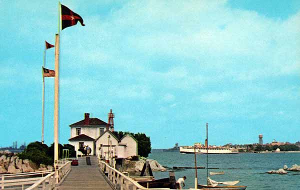 Lime Rock Lighthouse Postcard