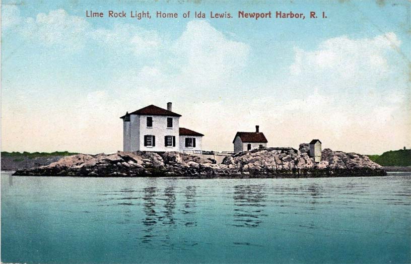 Lime Rock Lighthouse Postcard