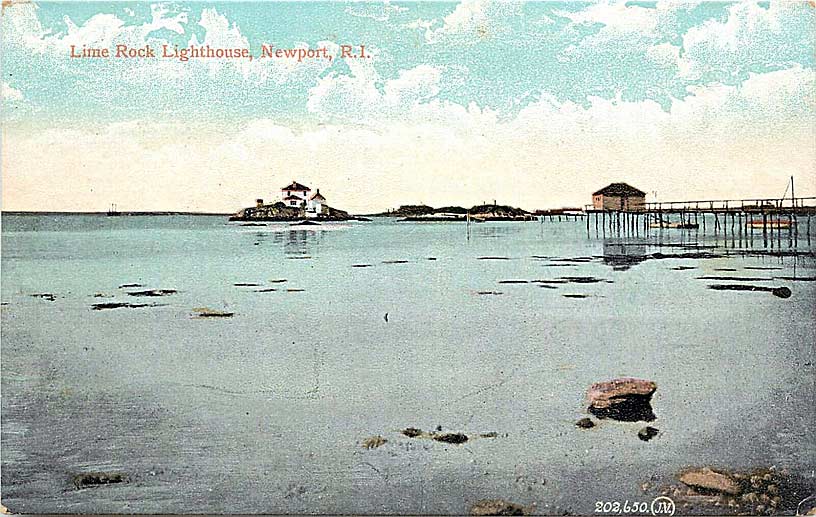 Lime Rock Lighthouse Postcard