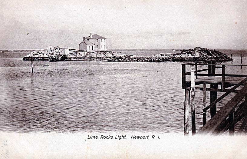 Lime Rock Lighthouse Postcard