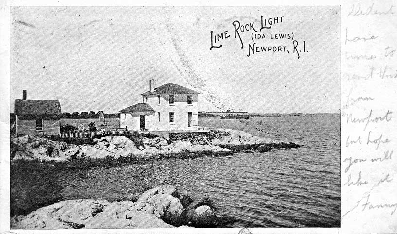 Lime Rock Lighthouse Postcard