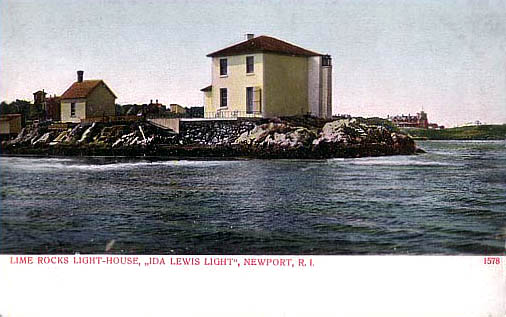 Lime Rock Lighthouse Postcard