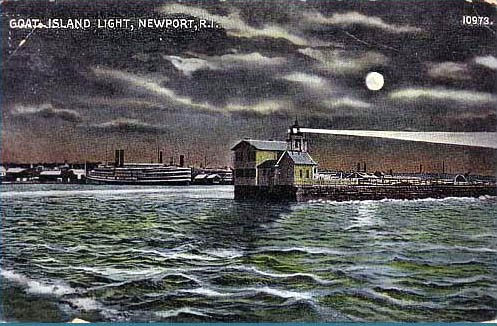 Newport Harbor Lighthouse Postcard