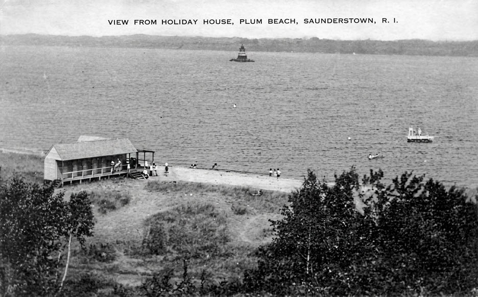 Plum Beach Lighthouse Postcard 