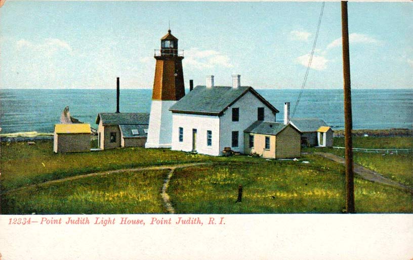 Point Judith Lighthouse Postcard