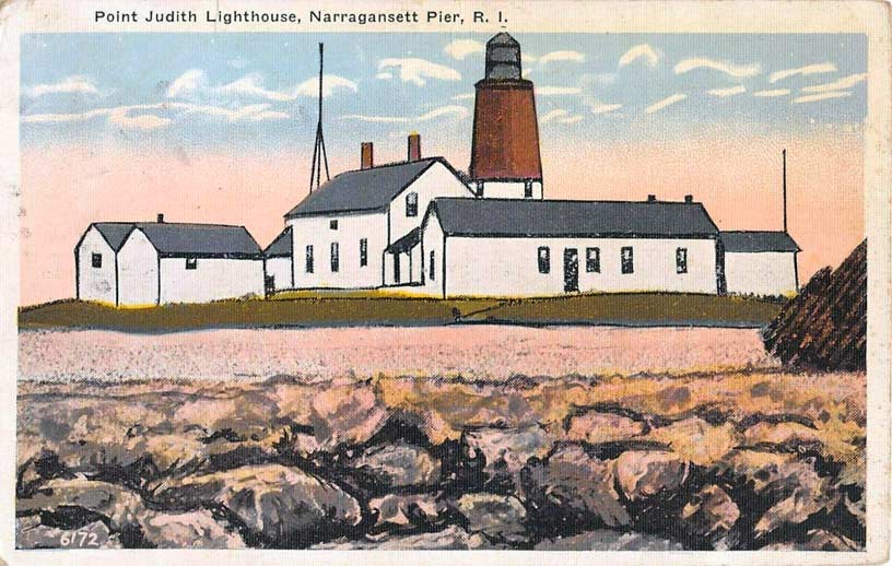 Point Judith Lighthouse Postcard