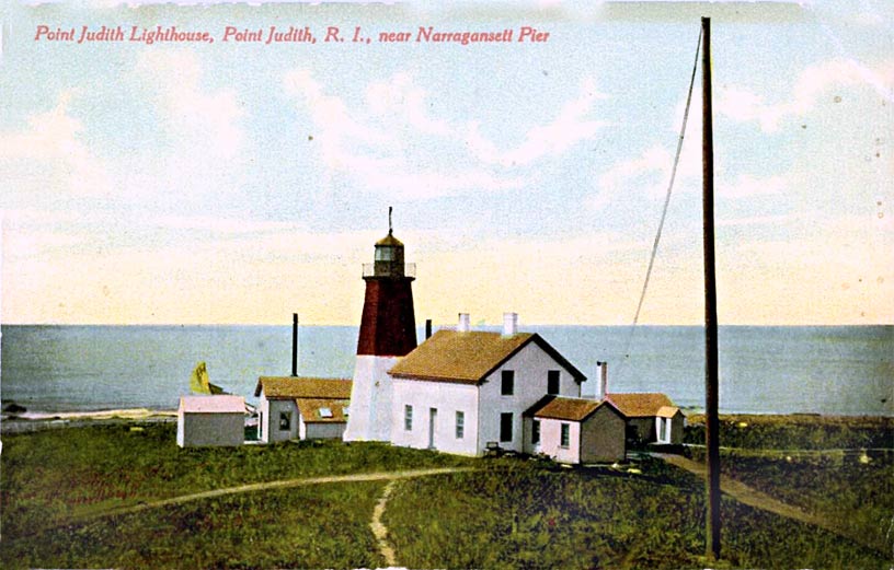 Point Judith Lighthouse Postcard