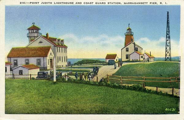 Point Judith Lighthouse Postcard