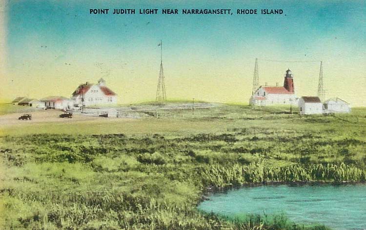 Point Judith Lighthouse Postcard