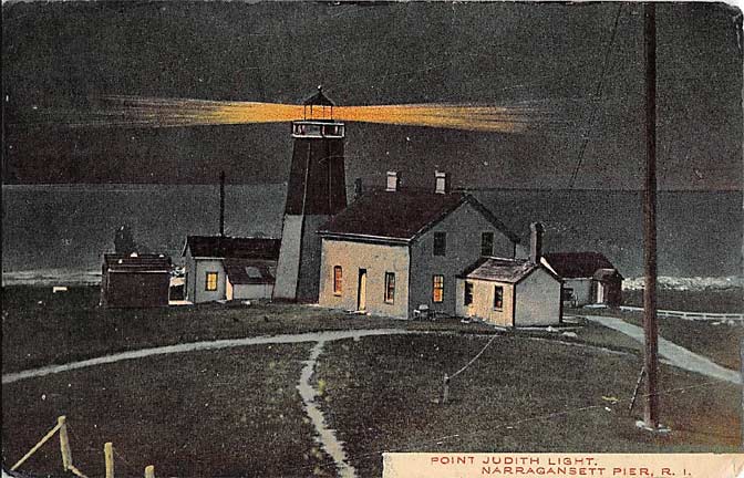 Point Judith Lighthouse Postcard