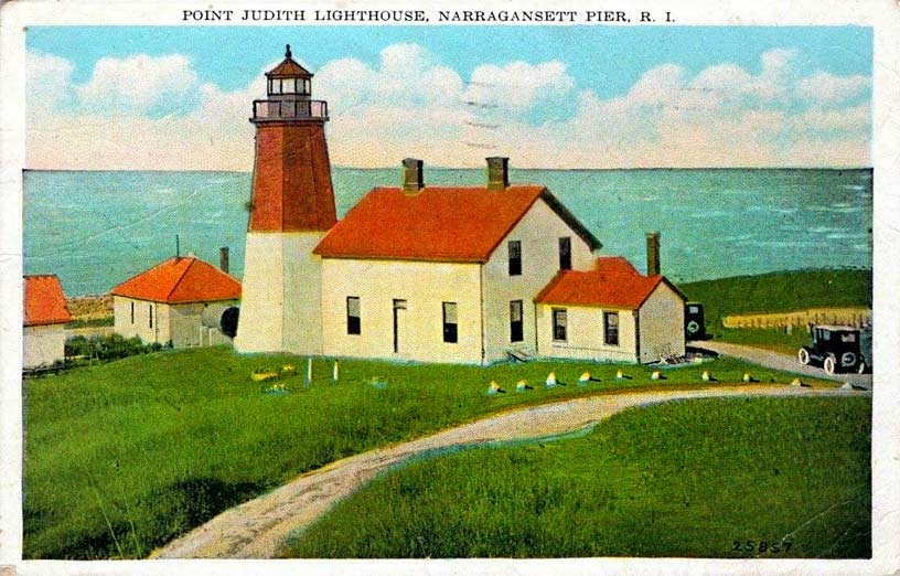 Point Judith Lighthouse Postcard