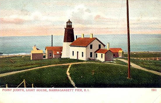 Point Judith Lighthouse Postcard