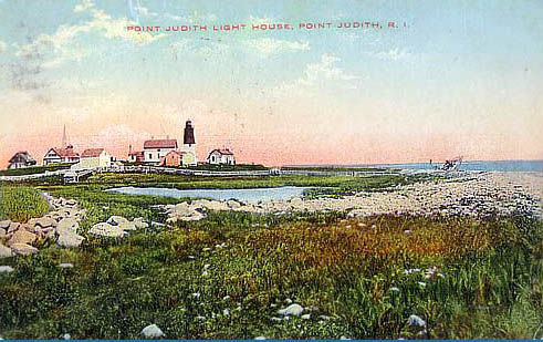 Point Judith Lighthouse Postcard