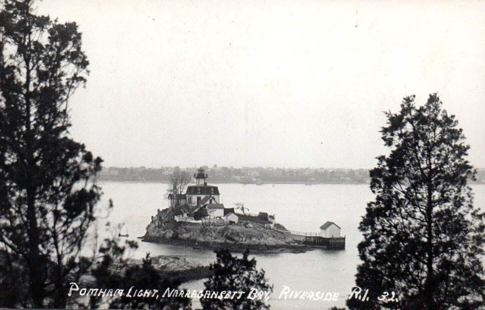 Pomham Rock Lighthouse Postcard