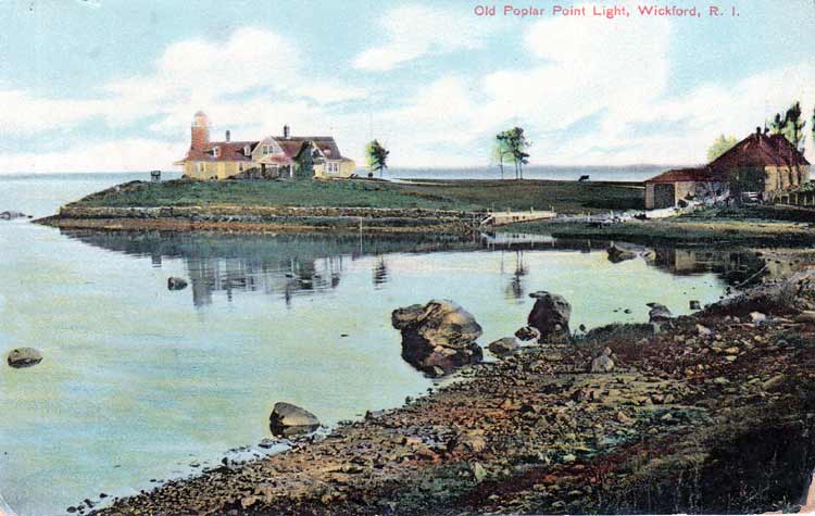 Poplar Point Lighthouse Postcard