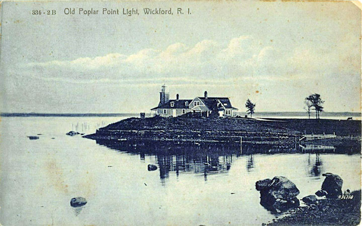 Poplar Point Lighthouse Postcard