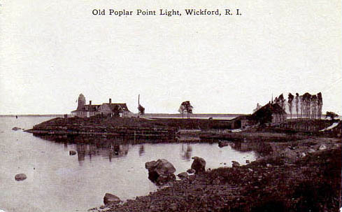 Poplar Point Lighthouse Postcard