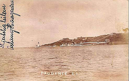 Prudence Island Lighthouse Postcard
