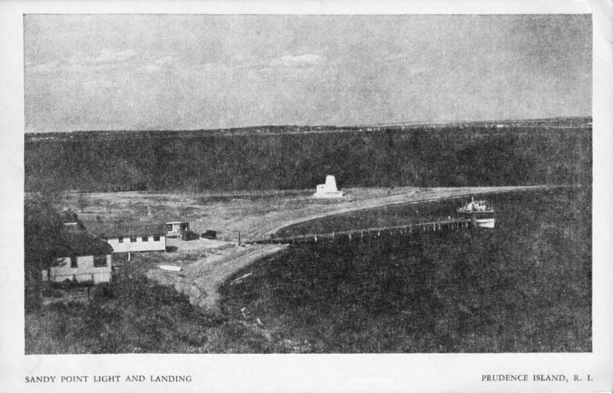 Prudence Island Lighthouse Postcard