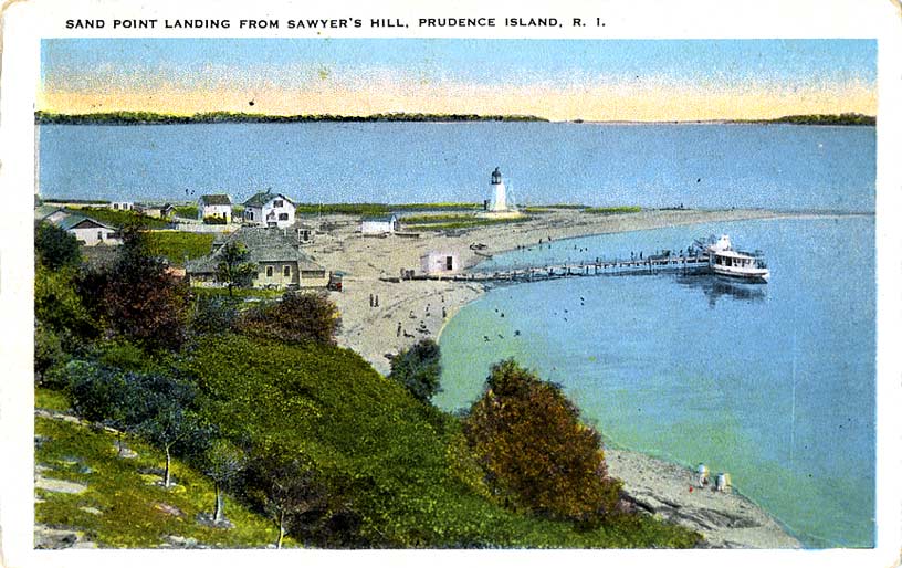 Prudence Island Lighthouse Postcard