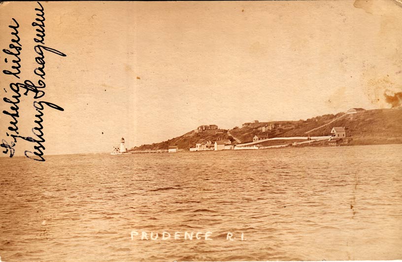 Prudence Island Lighthouse Postcard