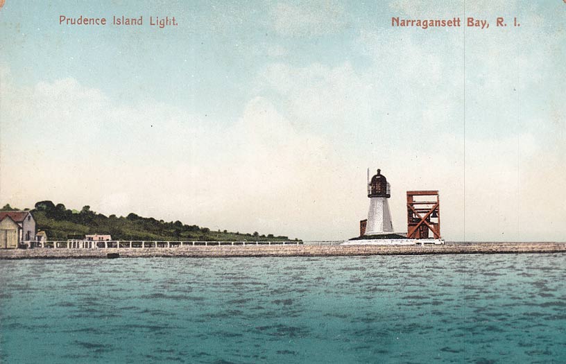 Prudence Island Lighthouse Postcard