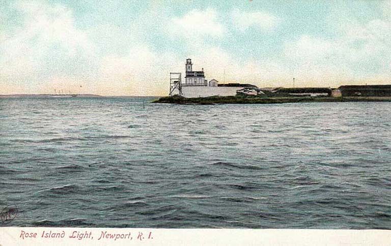 Rose Island Lighthouse Postcard