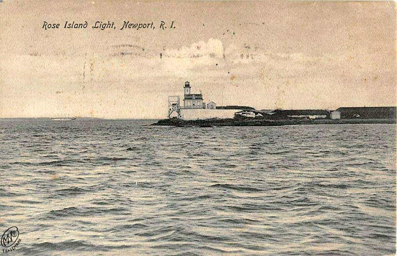 Rose Island Lighthouse Postcard