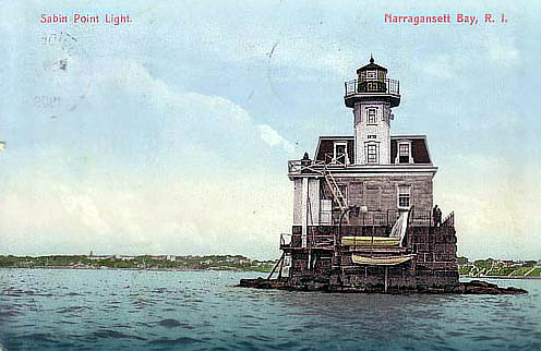 Sabin Point Lighthouse Postcard