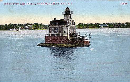 Sabin Point Lighthouse Postcard