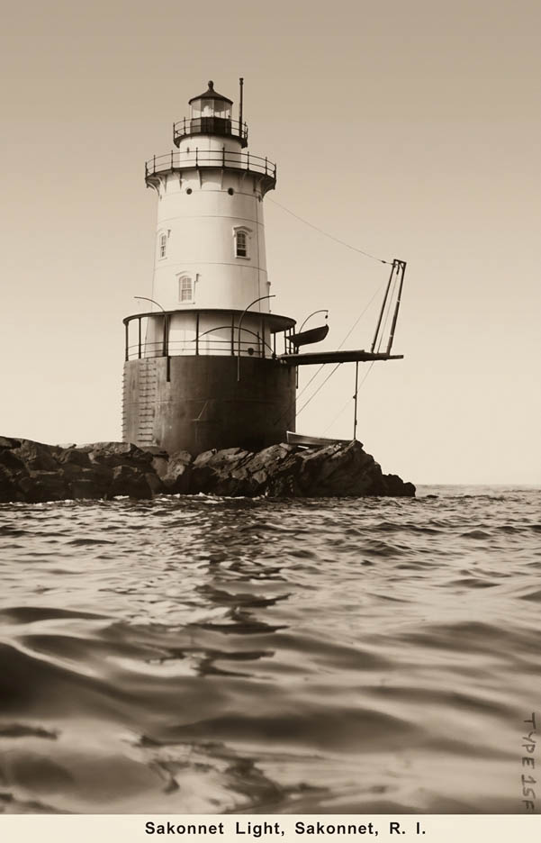 Sakonnet Point Lighthouse Postcard