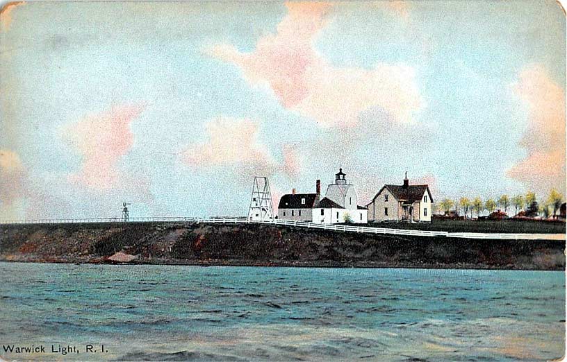 Warwick Lighthouse Postcard